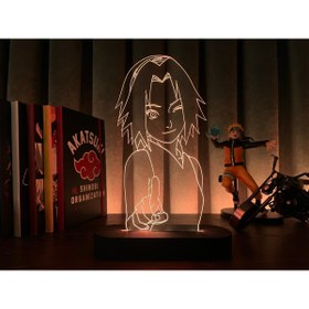 Resim Genel Markalar Renkli Naruto Sakura Anime Masa Lambası, şık ve aydınlatıcı dekorasyon ürünü 