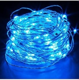 Resim Kuzey 10 METRE SU GEÇİRMEZ PARLAK CANLI MAVİ IŞIK MİCRO DÖKME LED ULTRA MAVİ PİLLİ LED IŞIK SABİT YANAR MAVİ 