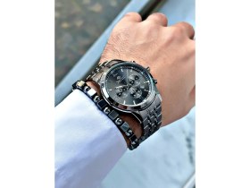 Resim Bentini Özelbileklik Hediyeli Fonksiyonlu Erkek Saati 