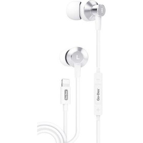 Resim Go Des EP-218 Lightning Kablolu Kulak İçi Kulaklık Mikrofonlu Hi-Fi Stereo 120 cmm Tak & Çalıştır - ZORE-257989 