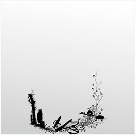 Resim Folyo Sticker Deniz Çöpü 200cm Uzunluk Siyah 