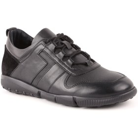Resim Libero L4735 Deri Erkek Spor Ayakkabı Siyah 