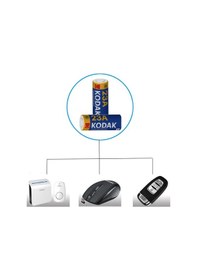 Resim Pil 23 A Araba Garaj Kumanda Pili 12 Volt 1 Paket 2 Li Kodak 23a Alkalin Kumanda Pili 