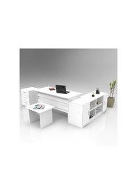Resim Robinhome Robin Home Verona Abcf Ofis Büro Masa Takımı Beyaz 