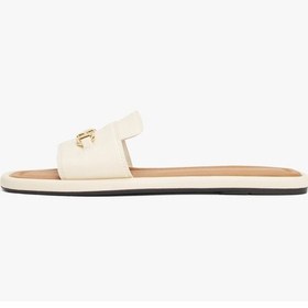 Resim Tommy Hilfiger Leather Horsebıt Mule Kadın Bej Sandalet - Fw0fw08420 
