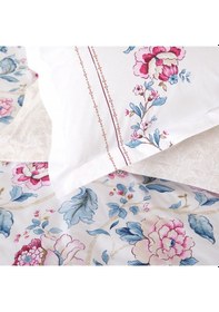 Resim Karaca Home Ilena Fuşya %100 Pamuk Çift Kişilik Nevresim Takımı Fuşya 