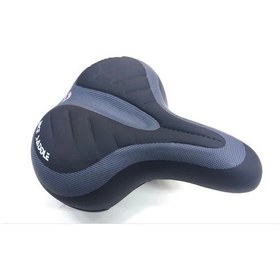 Resim Bisiklet Yaylı Sele Mtb Yumuşak ve Sport Şık Tasarım Gri - Siyah 