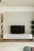 Resim Tsa1803b - Corsa180 Tv Stand, Tv Sehpası Beyaz 180cm Beyaz 