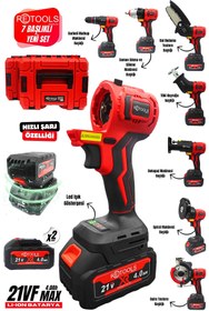 Resim RETOOLS 7 BAŞLIKLI PROFESYONEL KULLANIMA UYGUN MATKAP SETİ 