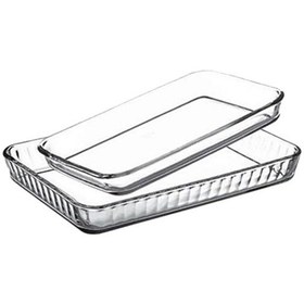 Resim Paşabahçe Borcam Dikdörtgen Tepsi Seti 59004+59204 1 Adet Karışık 