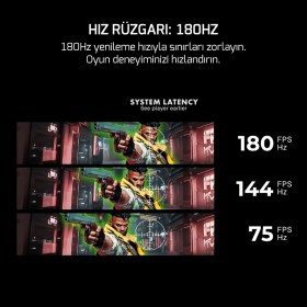 Resim Gamepower Vivid T40 24'' 1800R Curved Rgb Beyaz 180Hz 0.5ms Fhd Va Panel 2X2W Speaker Gaming Monitör (Sıfır Ölü Piksel Garantili) 