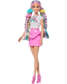 Resim Barbie Gökkuşağı Saçlar Bebekler Jjp07 