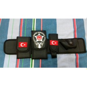 Resim Çok İyi Tasarım.güvenlik Bel Kılıfı,palaska,ögg Cüzdanı Al Siyah 