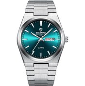 Resim Sones Yazole 279 İş Günlük Analog Kuvars Çift Saati Siyah Tepsi Kahverengi Kemer Küçük 