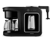Resim Karaca Hatır Plus Barista Steel 6 in 1 Konuşan Közde Türk Kahve Makinesi Black Chrome 
