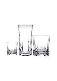 Resim Paşabahçe Gaia 18 Parça Su Meşrubat Bardağı Takımı Şeffaf 