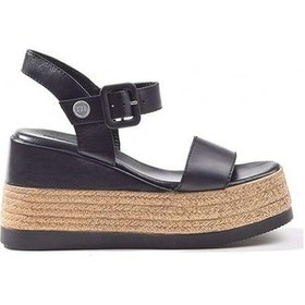 Resim Mammamia D24ys-1745 Yüksek Taban Dolgu Kadın Deri Sandalet 001 