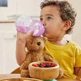 Resim Munchkin Tıklama Kilitli Uçlu Alıştırma Bardağı 296 ml 12 Ay+ Mor 