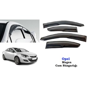 Resim Universal Opel Astra J Mugen Cam Kenar Rüzgarlığı 2011-2016 