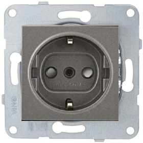 Resim Viko Artline Novella-Trenda Antrasit Çocuk Korumalı Çerçevesiz Topraklı Priz 