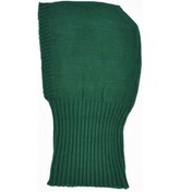 Resim Balaclava Kadın Triko Kar Maskesi Bere Boyunluk Yeşil Yeşil Standart 