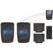 Resim Puga Paspas Kulaklı Unıversal Sıyah Krom Mavı Venus Plus 3d Havuzlu AT00-PG-PAS004 