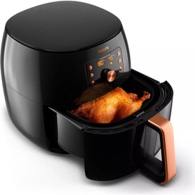 Resim Philips Airfryer Xxl Smart Sensing Hd9867/90 , 2225 W , LED EKRAN , Akıllı Sıcak Hava Fritözü 