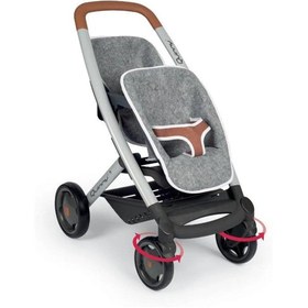 Resim Smoby Maxi-Cosi&Quinny Oyuncak İkiz Bebek Arabası - Gri 253204 