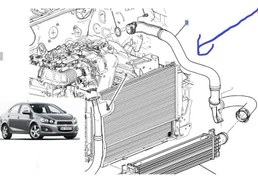 Resim PSA 95182748 | Chevrolet Aveo 1.3 Turbo Çıkış Hortumu (.95182748) 