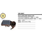 Resim Konjektor 24V Toyota Uyumlu Forklift Yuvarlak Soket 3 Fis 504632835 