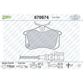 Resim Dısk Fren Balata Arka Volkswagen Polo Iv 01/seat Toledo Iıı 04/ıbıza Iv 01/sk 