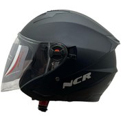 Resim NCR MOTOSİKLET NCR YAZLIK YARIM GÜNEŞ VİZÖRLÜ KASK 
