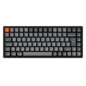 Resim Keychron K2 Max %75 RGB Türkçe Red Switch Kablosuz Alüminyum Çerçeve Karbon Siyah Mekanik Klavye 