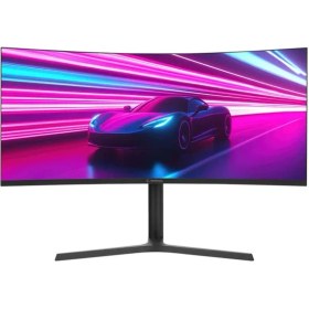 Resim Rampage Cyclops CY34R180 34 180Hz 0.5ms Fast Va Hdr Freesync Pivot Rgb Pc Curved Oyuncu Monitörü Rampage 