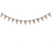 Resim Sones 2 Adet Kırlangıçkuyruğu Çuval Bezi Birinci Doğum Günü Bayrakları Mori Serisi Parti Bayrakları Özellikleri: Çuval Bezi Üçgen Bayrak 3+ 