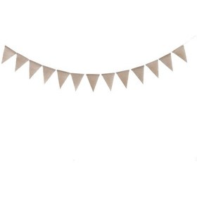 Resim Sones 2 Adet Kırlangıçkuyruğu Çuval Bezi Birinci Doğum Günü Bayrakları Mori Serisi Parti Bayrakları Özellikleri: Çuval Bezi Üçgen Bayrak 3+ 