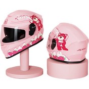 Resim Eternal Luck Kış Motosikleti Çocuk Kaskı Pembe 01 