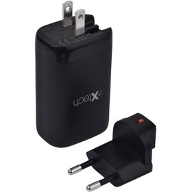 Resim İxtech 65W Hızlı Şarj Aleti Siyah - IX-HC2 