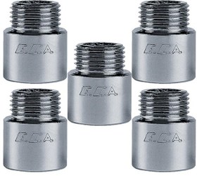 Resim ECA 1/2 2cm Uzatma Krom Musluk Uzatma 102134015 Pirinç 5 Adet 