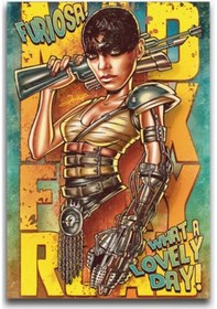 Resim Mad Max Fury Road Ahşap Tablo 4mm 
