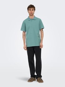 Resim Only & Sons Ben Erkek Yeşil Polo Tişört (22035825-TRL) 