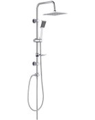 Resim Tema Rain Krom Tepe Duş Seti Krom 