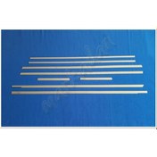 Resim Mercedes Vito W639 Kısa Şasi Krom Cam Çıtası 2004-2014 8 Parça Paslanmaz Çelik 