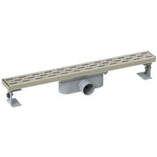 Resim Paslanmaz Duş Kanalı / Izgarası Paslanmaz Çerçeveli 60 cm 