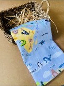 Resim Dünya Çok Amaçlı Müslin Örtü Battaniye Çok Renkli 