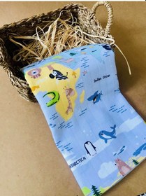 Resim Dünya Çok Amaçlı Müslin Örtü Battaniye Çok Renkli 