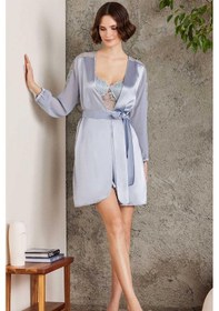 Resim Pierre Cardin 6005 Kadın Saten Dantelli 6'lı Set-mist Mist 