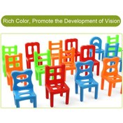 Resim Fosenze 3 Yaş Ve Üstü Çocuklar İçin Plastik Dengeli Sandalye Seti - 18 Adet, Taşınabilir Interaktif Oyun Diğer 