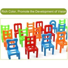 Resim Reedark Çocuklar İçin Taşınabilir Plastik Denge Sandalyeleri - 18 Parça Eğlenceli Parti Oyun Seti Diğer 