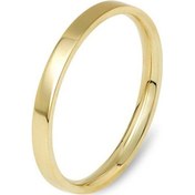 Resim 14 Ayar Altın Alyans Köşeli Dar 3.00 Gram 